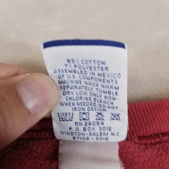 VTG USA Olympic Sweatshirt Mens XL Red US Olympic Training Center Champion 90s - Picture 6 of 11